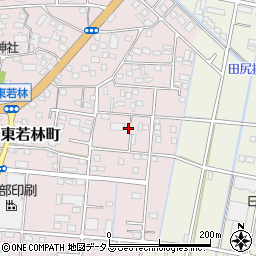 静岡県浜松市中央区東若林町1453周辺の地図