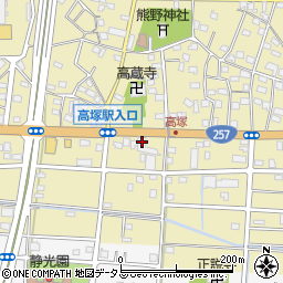 静岡県浜松市中央区高塚町4696周辺の地図