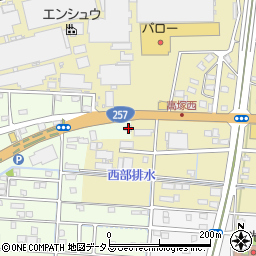 静岡県浜松市中央区篠原町14233周辺の地図