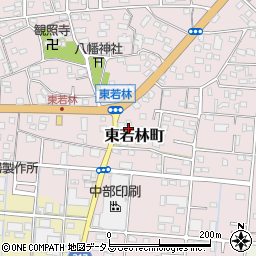 静岡県浜松市中央区東若林町1271周辺の地図