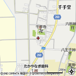 静岡県磐田市千手堂638-1周辺の地図