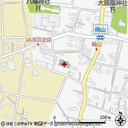 袋井市浅羽東コミュニティセンター周辺の地図