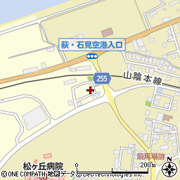 島根県益田市高津町2551周辺の地図