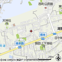 静岡県湖西市新居町浜名1054周辺の地図