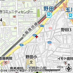 大阪 野田 草鍋 えんや周辺の地図