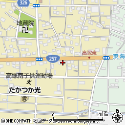 静岡県浜松市中央区高塚町4430周辺の地図