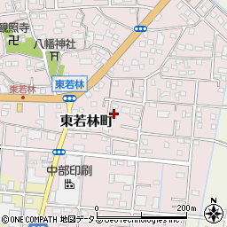 静岡県浜松市中央区東若林町1288周辺の地図