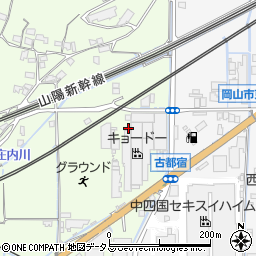 岡山県岡山市東区宍甘373周辺の地図