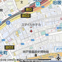 皇蘭 南京町本店周辺の地図