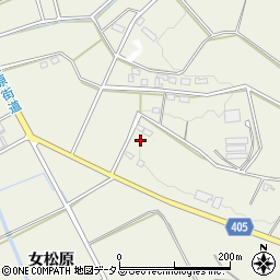 愛知県豊橋市寺沢町下坪尻周辺の地図