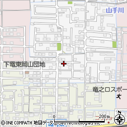 岡山県岡山市中区四御神89-5周辺の地図
