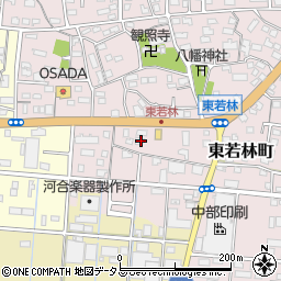 静岡県浜松市中央区東若林町1220周辺の地図