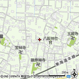 静岡県浜松市中央区篠原町4119周辺の地図