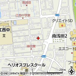 静岡県浜松市中央区神田町16周辺の地図