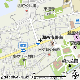 静岡県湖西市新居町浜名737周辺の地図