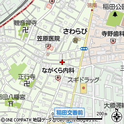 大阪府東大阪市稲田本町3丁目22-27周辺の地図