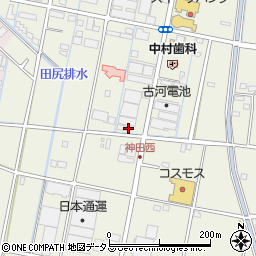 静岡県浜松市中央区神田町539周辺の地図