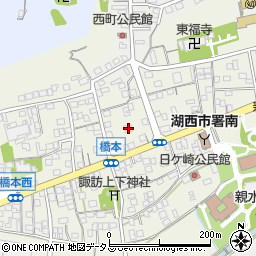 静岡県湖西市新居町浜名807周辺の地図