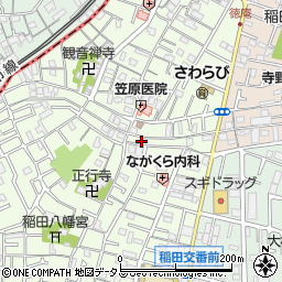 大阪府東大阪市稲田本町3丁目22-33周辺の地図