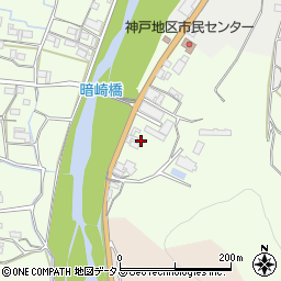 三重県伊賀市上神戸166周辺の地図