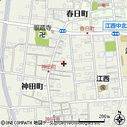 静岡県浜松市中央区神田町697周辺の地図