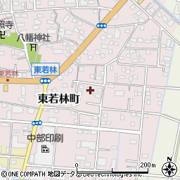 静岡県浜松市中央区東若林町1287周辺の地図