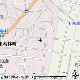 静岡県浜松市中央区東若林町1452周辺の地図