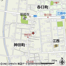 静岡県浜松市中央区神田町699周辺の地図