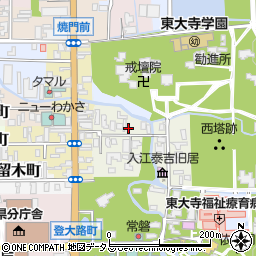 奈良県奈良市水門町29周辺の地図