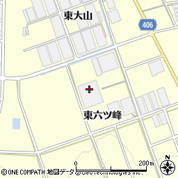 愛知県豊橋市東七根町東六ツ峰236周辺の地図