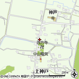 三重県伊賀市上神戸711周辺の地図