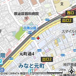 ＴＯＷＡ神戸元町ビル周辺の地図