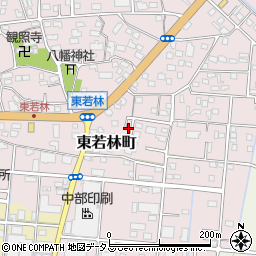 静岡県浜松市中央区東若林町1279周辺の地図