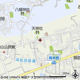 静岡県湖西市新居町浜名1300周辺の地図