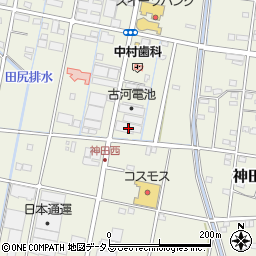 静岡県浜松市中央区神田町540周辺の地図