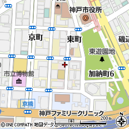 リパーク神戸伊藤町駐車場周辺の地図
