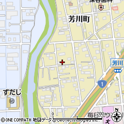 静岡県浜松市中央区芳川町604周辺の地図