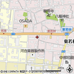 静岡県浜松市中央区東若林町1207周辺の地図