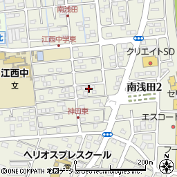 静岡県浜松市中央区神田町19周辺の地図