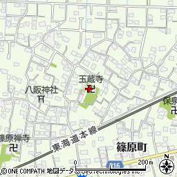 静岡県浜松市中央区篠原町3856周辺の地図