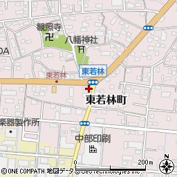 静岡県浜松市中央区東若林町1256周辺の地図