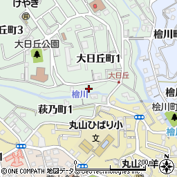 兵庫県神戸市長田区大日丘町1丁目5周辺の地図