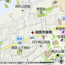 静岡県湖西市新居町浜名738周辺の地図