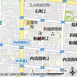 谷岡船越町ビル周辺の地図