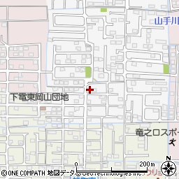 岡山県岡山市中区四御神90-4周辺の地図