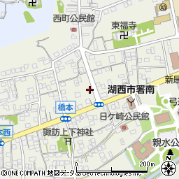 静岡県湖西市新居町浜名801周辺の地図