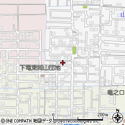 岡山県岡山市中区四御神94周辺の地図