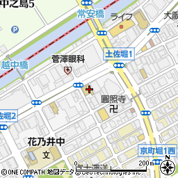 大阪ブライダル専門学校周辺の地図