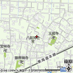 静岡県浜松市中央区篠原町4135周辺の地図