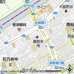 ＳＢＣ江戸堀センタービル店周辺の地図